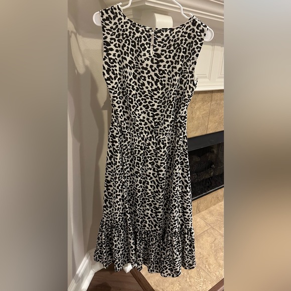 Talbots Leopard Print Midi Dress - Picture 4 of 16